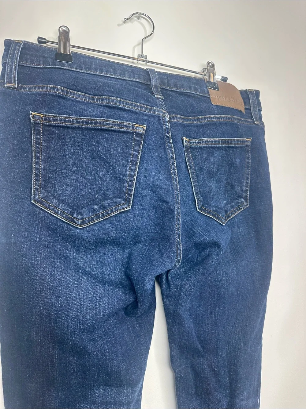 J.Crew Mercantile Flex Jeans Mens 30x30 Dark Wash Stretch Denim Blue